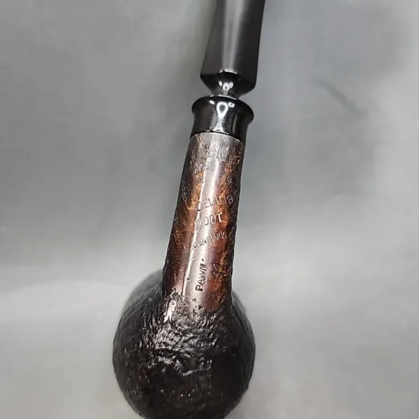 Celius Root Pawn 11 Sandblasted Bent Dublin Estate Briar Pipe [SOLD OUT] - Image 10
