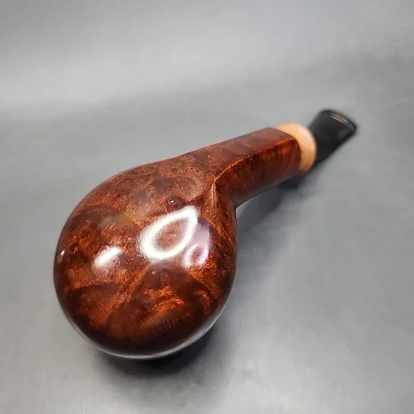 Chacom Safari 3B Smooth Bent Brandy Estate Briar Pipe, Unsmoked - Image 10