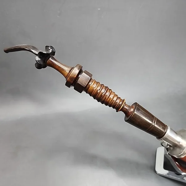 Antique Silver Mounted Block Meerschaum Kalmasch Pipe [SOLD OUT] - Image 10