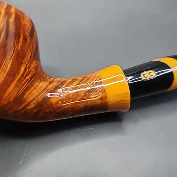 Chacom Richmond 410 Smooth Bent Apple Estate Briar Pipe, Unsmoked [SOLD OUT] - Image 10