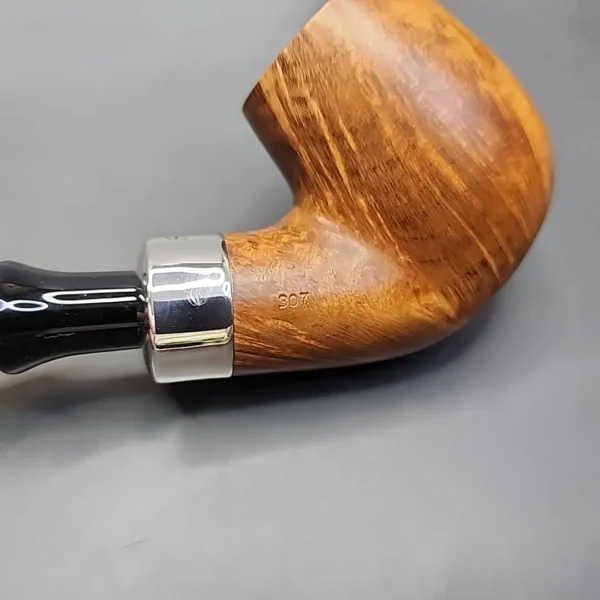 Peterson Premier 307 Smooth Bent Billiard Estate Briar Pipe, Unsmoked [SOLD OUT] - Image 10