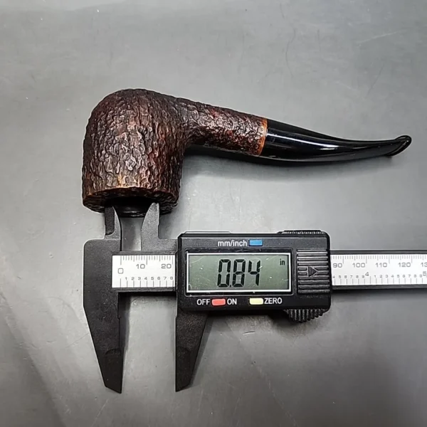 Savinelli Handmade Rusticated Bent Pot Estate Briar Pipe, 6mm [SOLD OUT] - Image 10
