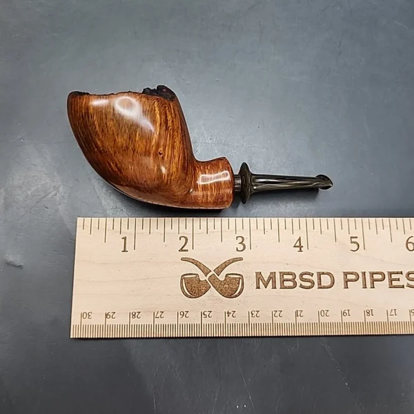 Bennie Joe Pipes Smooth Nosewarmer Handmade Briar Pipe, New - Image 10