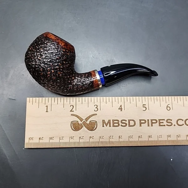 Vauen McRooty 415 Rusticated Bent Apple Estate Briar Pipe, Unsmoked, 9mm [SOLD OUT] - Image 10