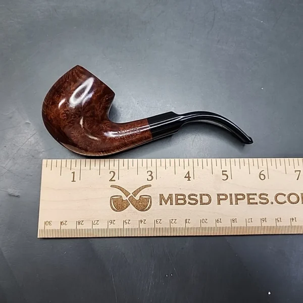 Astleys of London Smooth Bent Apple Estate Briar Pipe - Image 10