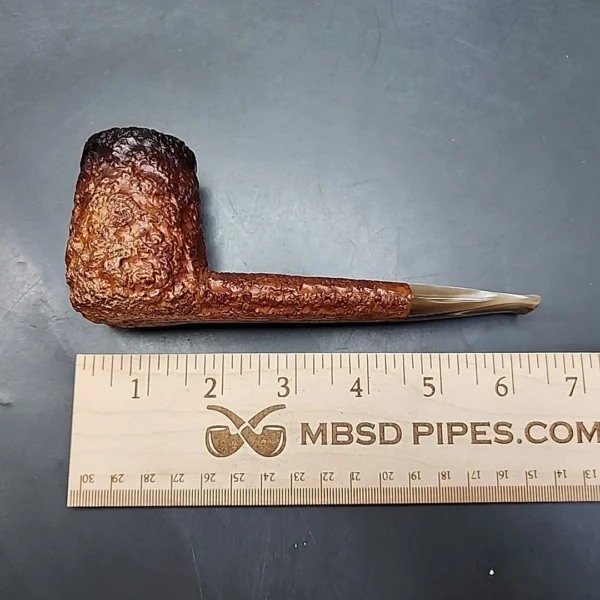 Caminetto Business 119 KS Rusticated Straight Brandy Estate Briar Pipe [SOLD OUT] - Image 10