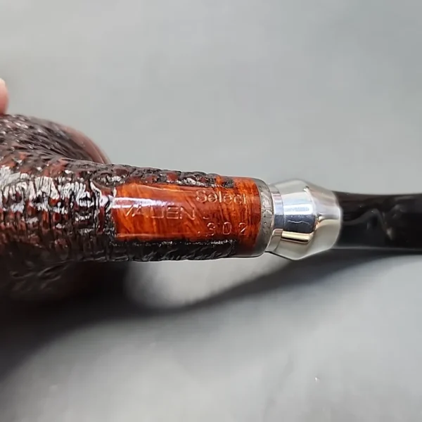 Vauen Select 302 Rusticated Bent Rhodesian Estate Briar Pipe, Unsmoked 9mm [SOLD OUT] - Image 10