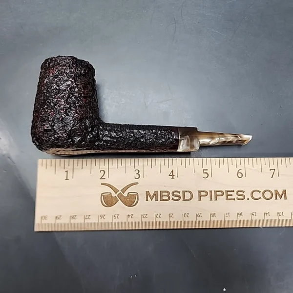 Caminetto Business 109 KS Rusticated Straight Brandy Estate Briar Pipe [SOLD OUT] - Image 10