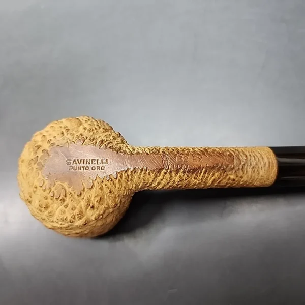 Savinelli Punto Oro Corallo 132 EX Straight Pot Estate Briar Pipe, Italian Estates [SOLD OUT] - Image 10