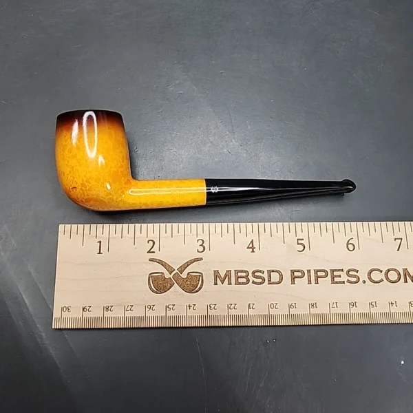 Hilson Mardi Gras Smooth Straight Meerschaum Lined Billiard Estate Pipe [SOLD OUT] - Image 10