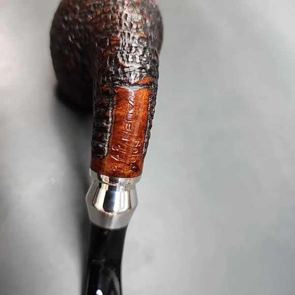 Vauen Select 373 Rusticated Bent Egg Estate Briar Pipe, Unsmoked, 9mm [SOLD OUT] - Image 10