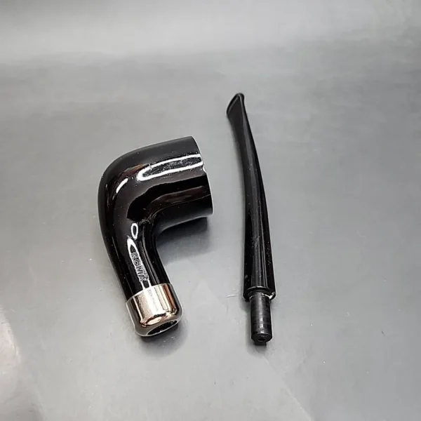 Roma Black Churchwarden Estate Briar Pipe, Unsmoked [SOLD OUT] - Image 10