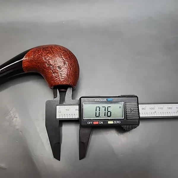 Chacom Volute Sandblasted Cobra Estate Briar Pipe, Unsmoked - Image 10