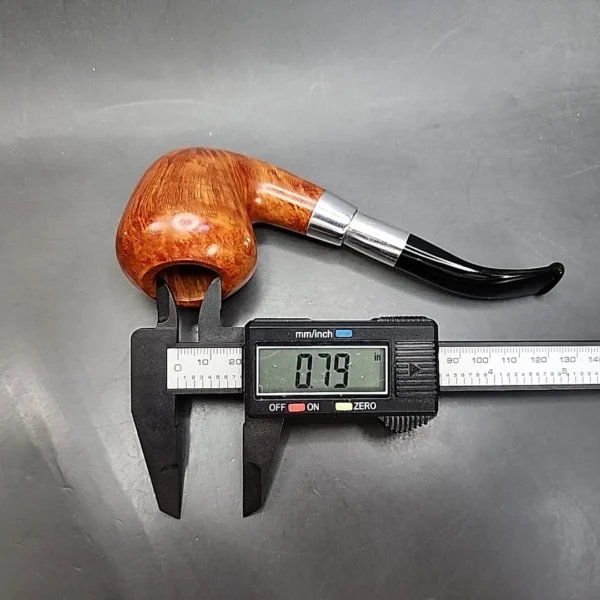 Viking Classic Smooth Bent Rhodesian Estate Briar Pipe, Unsmoked [SOLD OUT] - Image 10