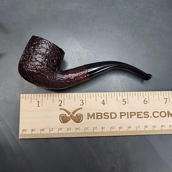 Savinelli Antica 622 KS, Sandblasted Bent Pot Estate Briar Pipe [SOLD OUT] - Image 10