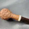 La Biota Rusticated Stack Nosewarmer Handmade Briar Pipe, New [SOLD OUT] - Image 10