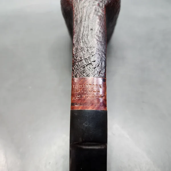 WO Larsen Sandblasted Straight Billiard Estate Briar Pipe, Unsmoked [SOLD OUT] - Image 10