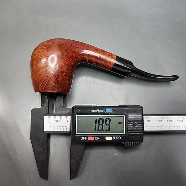 Georg Jensen 42, Smooth Bent Egg Estate Briar Pipe - Image 10