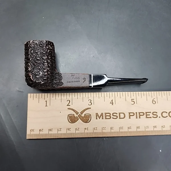 Sir Del Nobile Rusticated Panel Estate Briar Pipe, Unsmoked - Image 10