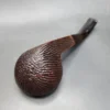 Sasieni Patent King Size Four Dot Rustic Bent Bulldog Estate Briar Pipe, English Estates - Image 10