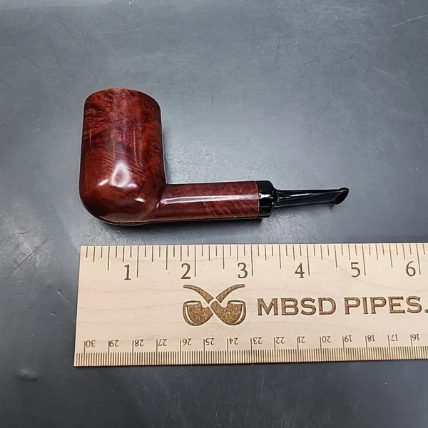 Bennie Joe Pipes Smooth Stacked Lovat Handmade Briar Pipe, New - Image 11