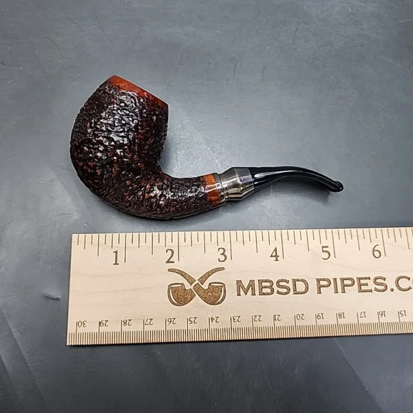 Vauen Select 373 Rusticated Bent Egg Estate Briar Pipe, Unsmoked, 9mm [SOLD OUT] - Image 11