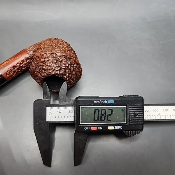Prince of Wales by GBD Rusticated Bent Rhodesian Estate Briar Pipe, Unsmoked [SOLD OUT] - Image 11