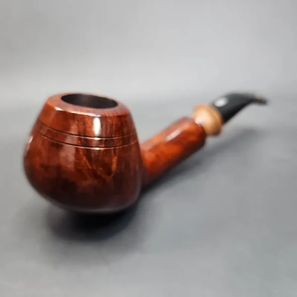 Chacom Safari 3B Smooth Bent Brandy Estate Briar Pipe, Unsmoked - Image 11