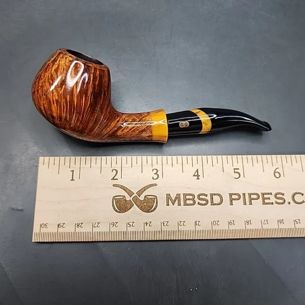 Chacom Richmond 410 Smooth Bent Apple Estate Briar Pipe, Unsmoked [SOLD OUT] - Image 11