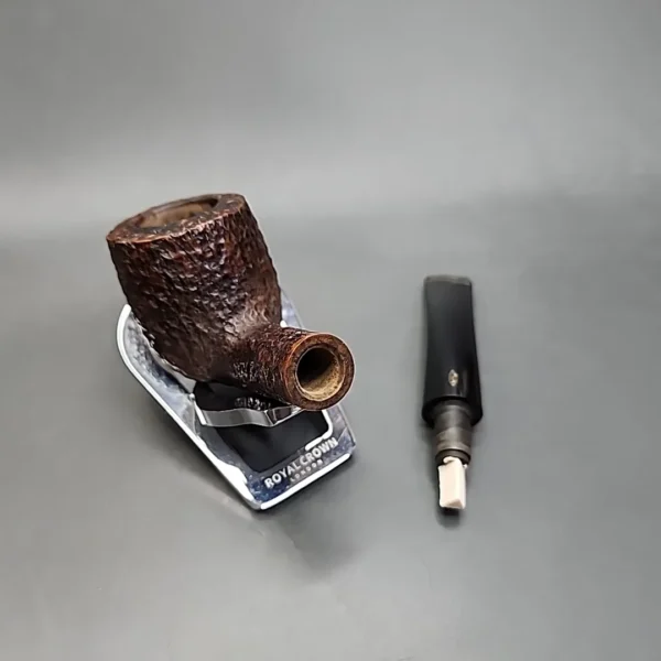 Savinelli Handmade Rusticated Bent Pot Estate Briar Pipe, 6mm [SOLD OUT] - Image 11