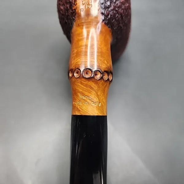 Radice Rind G, Rusticated Stacked Pot Estate Briar Pipe [SOLD OUT] - Image 11