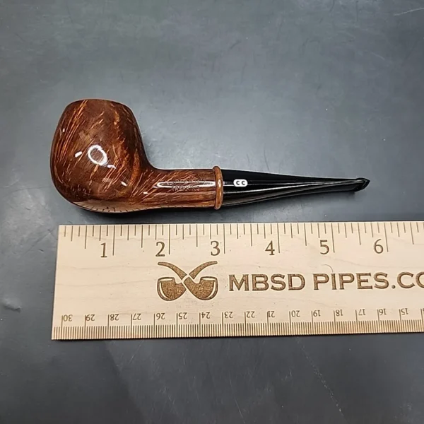 Chacom Trekking 263 Smooth Straight Apple Estate Briar Pipe Unsmoked, 9mm / Adapter - Image 11