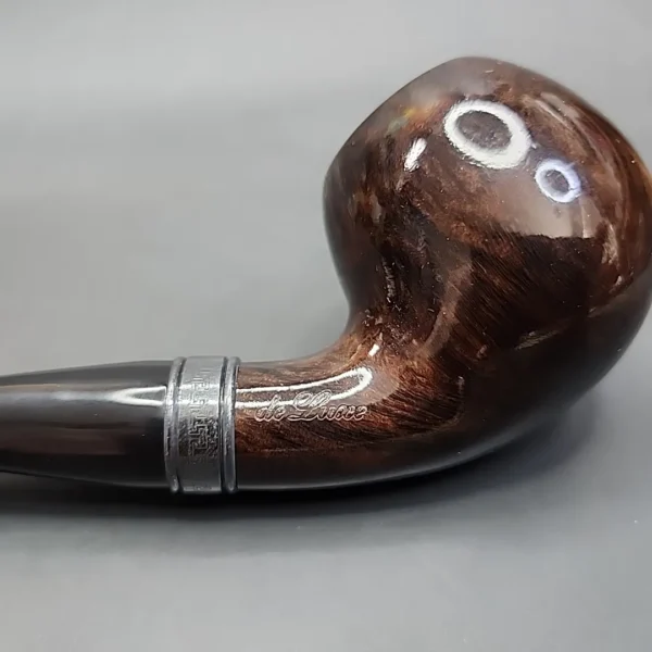 Vauen De Luxe Smooth Bent Apple Estate Briar Pipe, Unsmoked, 9mm - Image 11