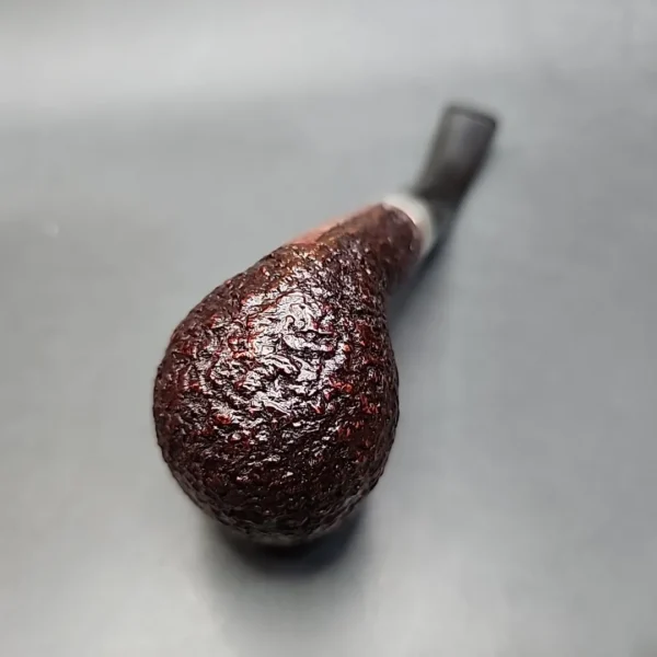 James Upshall Handmade 5 Rusticated Bent Billiard Estate Briar, Pipe Unsmoked [SOLD OUT] - Image 11
