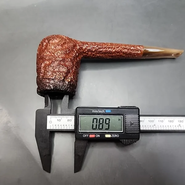 Caminetto Business 119 KS Rusticated Straight Brandy Estate Briar Pipe [SOLD OUT] - Image 11