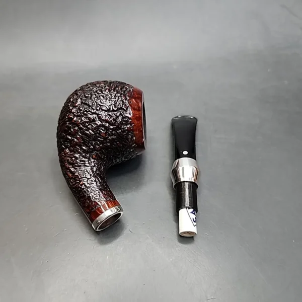Vauen Select 342 Rusticated Bent Apple Estate Briar Pipe, Unsmoked, 9mm [SOLD OUT] - Image 11