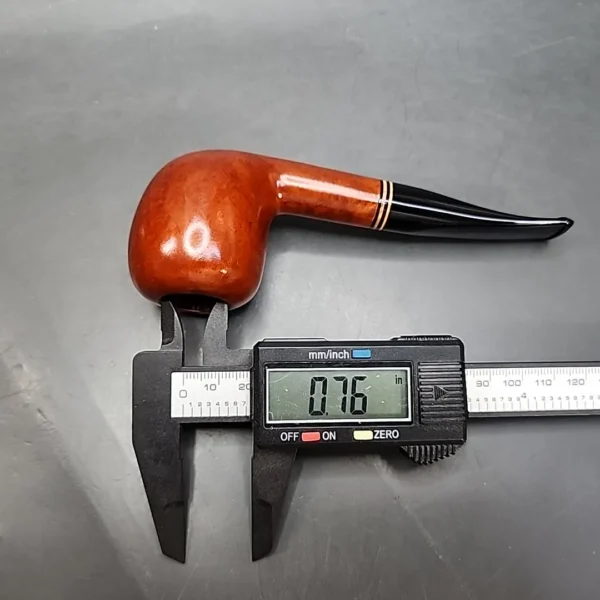 Vauen Design by Barontini Smooth Pear Estate Briar Pipe, Unsmoked, 9mm - Image 11