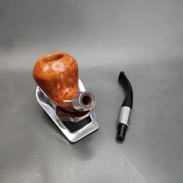Viking Classic Smooth Bent Rhodesian Estate Briar Pipe, Unsmoked [SOLD OUT] - Image 11