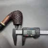 Gigi Giant Rusticated Bent Brandy Estate Briar Pipe, Unsmoked, 9mm [SOLD OUT] - Image 11