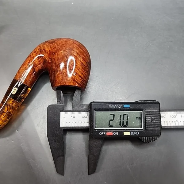 Chacom Baltik 214, Smooth Bent Estate Briar Pipe, Unsmoked [SOLD OUT] - Image 11