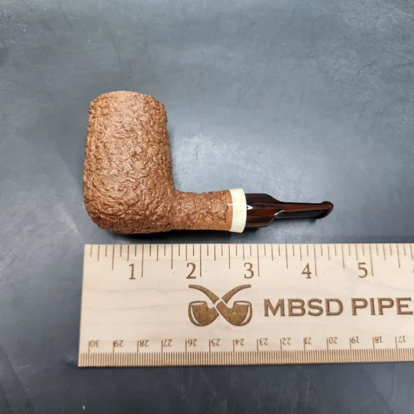 La Biota Rusticated Stack Nosewarmer Handmade Briar Pipe, New [SOLD OUT] - Image 11