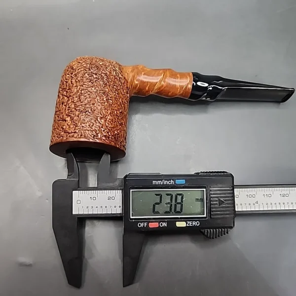 Radice Rind GO Spiral Shank Billiard Estate Briar Pipe, Italian Estates [SOLD OUT] - Image 11
