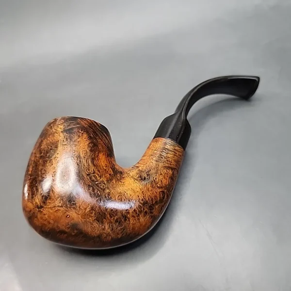 Orlik London 21478 Smooth Bent Billiard Estate Briar Pipe, Unsmoked [SOLD OUT] - Image 11