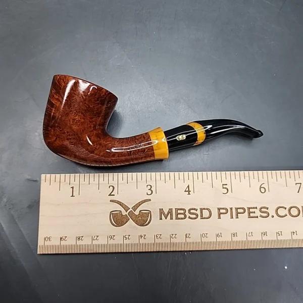 Chacom Richmond 403, Smooth Bent Dublin Estate Briar Pipe, Unsmoked [SOLD OUT] - Image 11