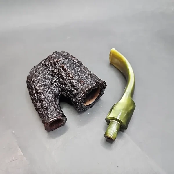 Savinelli Estella 604 EX, Rusticated Oom Paul Estate Briar Pipe [SOLD OUT] - Image 11