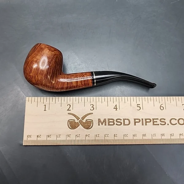 Savinelli Champagne 626, Smooth Bent Apple Estate Briar Pipe, 9mm [SOLD OUT] - Image 11
