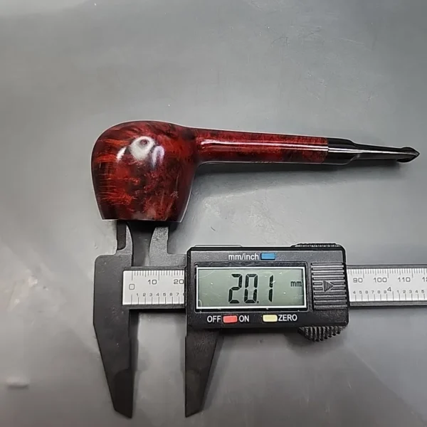 Orlik 7145 Smooth Straight Brandy Estate Briar Pipe, Unsmoked - Image 11