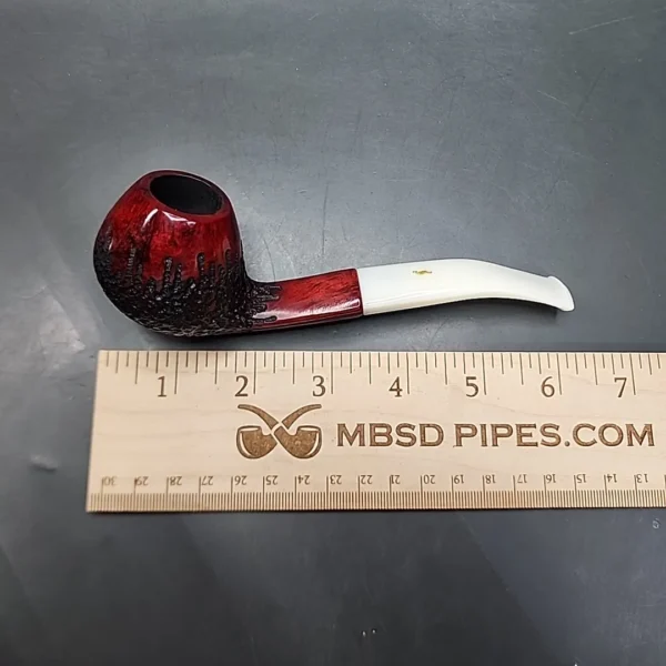 Nording 2000 Hunter Wild Boar Pipe Bent Brandy Estate Briar Pipe, Unsmoked [SOLD OUT] - Image 11