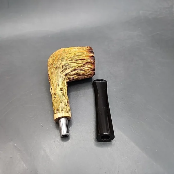 Kiko Rusticated African Meerschaum Pipe [SOLD OUT] - Image 12