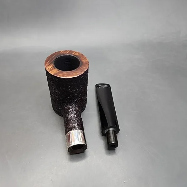 Ferndown Bark 2 Star Rusticated Poker Estate Briar Pipe [SOLD OUT] - Image 12